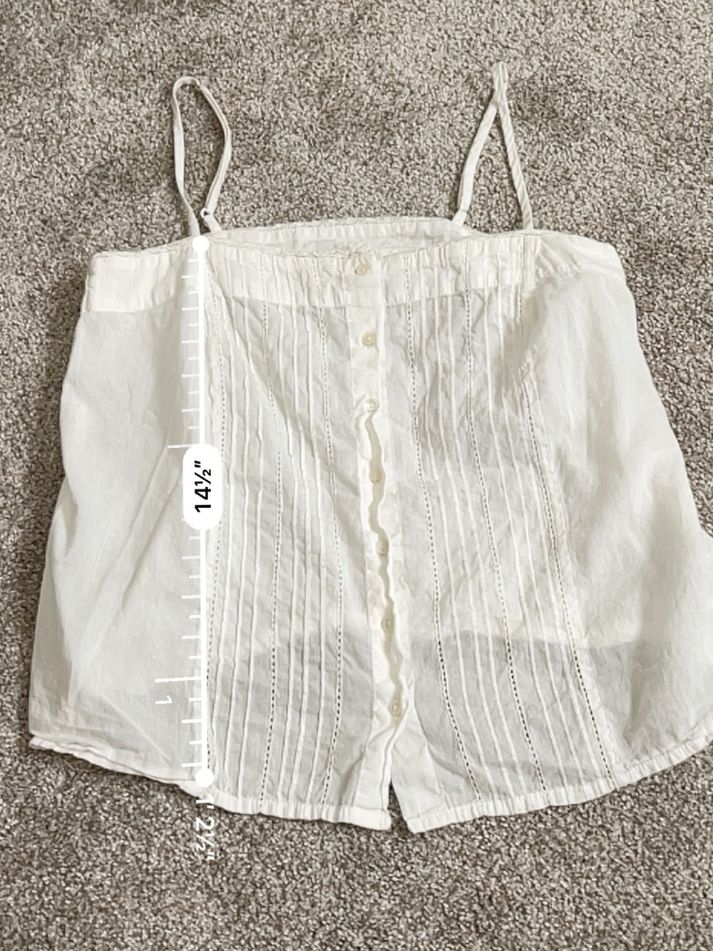 Nili lotan Shelia cotton cami top - Picture 6 of 9